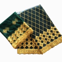 Livraison gratuite H & D Top Factory Best Style Fashion Bazin Super Riche Ankara Tissus africains à Dubaï