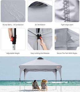 ABCCANOPY 3x3 tente de camping instantanée abri auvent compact gazebos tentes de salon tentes pliantes toldo 3x3 barnum personnalisé - Product Image 3