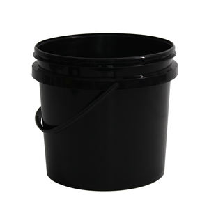 Innopack Innopack-5 Eco-Friendly 5L White Plastic <b>Paint</b> Bucket with <b>Lid</b> and Handle Heat Transfer Printing - Product Image 2