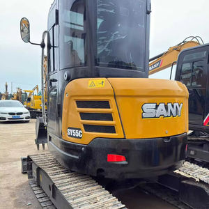 Miniexcavadora SANY SY55C de 5.5 Toneladas, Cucharón de 0.21 m³, EPA CE TUV, Excavadora Compacta para Construcción Urbana - Product Image 1