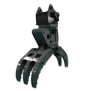 Rotating Steel Stone Grab is a kind of excavator grapple attachments that is mainly used for stone rock steel wood log