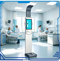 Báscula de Banco Ultrasónica de Grado Médico DHM-900A con 8 Electrodos, Pantalla LCD, Personalizable OEM/ODM, 1 Año de Garantía