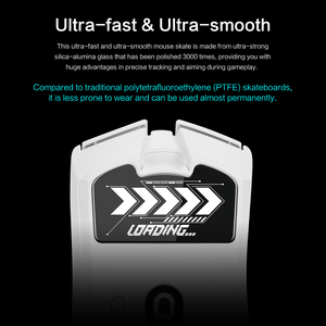Piedini in Vetro SIKAI per Razer Viper V3 Pro, Pattini di Ricambio Resistenti all'Usura <span class=keywords><strong>con</strong></span> Bordi Lucidati per Tappetini in Tessuto - Product Image 3