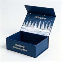 Vente en gros Nouveauté 2026 Boîte cadeau de Noël très demandée, belle boîte en papier pour emballage cadeau, bonbons, desserts, design élégant