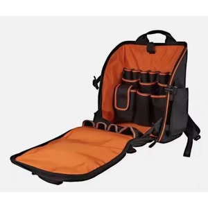 Free Sample <b>Tools</b> <b>Backpack</b> With 21 Pocket Carpenter Electrician Toolbags Electrical Maintenance Toolkit Storage Bagpack heavy - Product Image 4