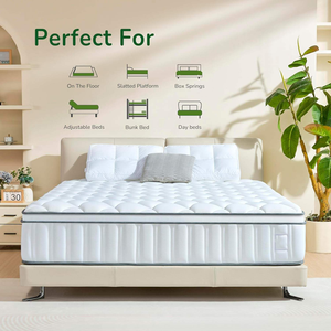 Colchón de Alta Calidad para Cama con Efecto Frío Grado Hotelero Tamaño Doble, King y Queen, Moderno con Memory Foam, Muelles Ensacados y Látex para Muebles del Hogar - Product Image 2