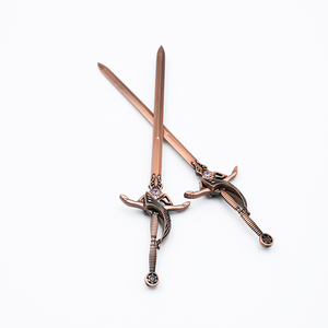 Custom Good Quality Metallic Story Game Film Morie Fiction Prop Metal Craft Ornament Spinning Rotating Sand Glass Sand Clock - Product Image 5