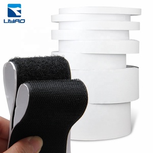 Auf Lager Selbst klebendes Klett band Roll Slef Adhesive Interlocking Strip Montage band Hoch leistungs adhäsion 1Meter/Paar - Product Image 1