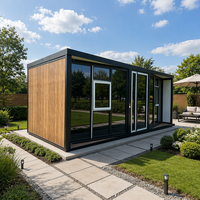 Maison conteneur modulaire pliable et extensible, maison préfabriquée à double extension de 20 pieds pour projets résidentiels et touristiques