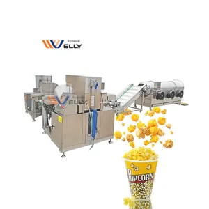 2021 Roestvrij Staal Hoge Kwaliteit Commerciële Karamel Filter Industriële Automatische Maker Sferische Popcorn Making Machine Prijs