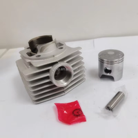 Kit Haut Moteur Neuf Cylindre Piston 47mm Airsal pour MBK 51 WANOU Pièces Moto AV10
