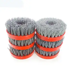 Diamond Silicon Carbide Frankfurt Fickert Nylon Abrasive Brush For Granite Marble Floor Steel Wood Surface Grinding