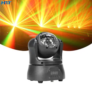 HAT Hight Quality 15w Mini Double-sided Shaking Head Light Dj 30w RGBW Moving Head Laser Light