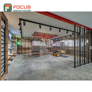Vitrine en acier inoxydable brossé sur mesure pour magasin de détail, solution tout-en-un pour franchise de magasin de vêtements - Product Image 6