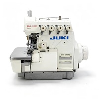 Machine à surjeter industrielle JUKI MO-6714S d'occasion à 4 fils |   Alimentation différentielle haute vitesse pour la couture professionnelle