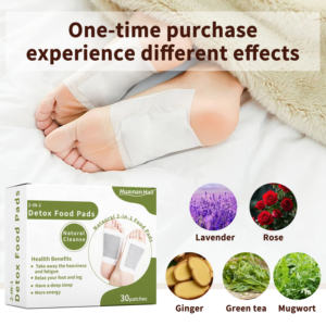 天然デトックスフットケアパッチクレンジングハーバルジンジャーデトックスフットパッチ認証 - Product Image 2