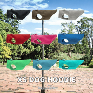 <span class=keywords><strong>Petopia</strong></span> XS ชุดสุนัขมีฮู้ดสีทึบสไตล์เรียบง่ายสำหรับฤดูร้อน - Product Image 3
