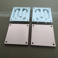 Bloc de refroidissement par eau en cuivre pur pour équipement médical CPU puce graphique panneau de refroidissement par eau industrielle refroidisseur dissipateur thermique plaque 40mm