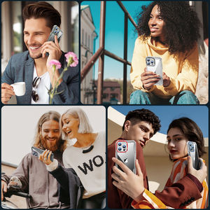 Cubierta de teléfono de parachoques de gel de TPU suave para <span class=keywords><strong>iPhone</strong></span>, PC + TPU funda híbrida funda de teléfono móvil para <span class=keywords><strong>iPhone</strong></span> 15 / 15 Plus / 15 Pro Max - Product Image 6