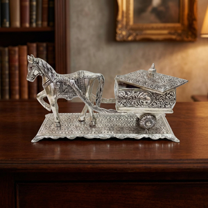 Silver Plated Horse Cart - Product Image 2