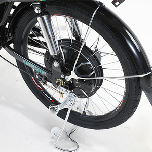 Di alta qualità 26 pollici telaio in acciaio su strada <span class=keywords><strong>E</strong></span> ciclo sigillato fondo grigio colore posteriore Drive adulto bici elettrica con ammortizzatore - Product Image 1