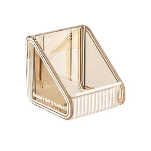 Support mural pour gel douche de salle de bain, distributeur de savon sans perçage, forme triangulaire, design durable - Product Image 2