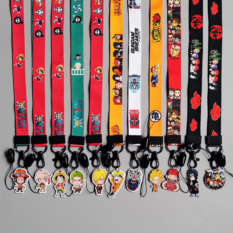 Anti-Lost Phone Neck Lanyards Cool Cartoon Anime Marvel Bat Man Spider Man Lanyard Custom Card Holder Accessories Satin Lanyard Image 2