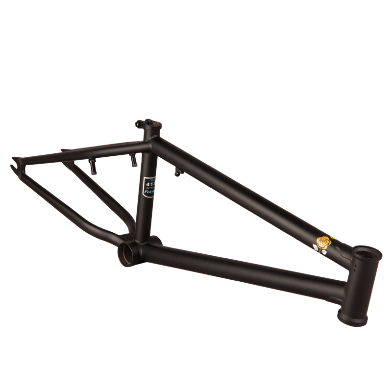 Funsea Khung Xe Đạp 20 Inch Khung Thép Mạ Crôm Cho Xe Đạp BMX Ống Bị Rách Kiểu Dáng Tự Do BMX