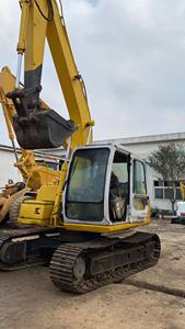 Excavadora Usada SH120 de China, Amarilla, Montada sobre Orugas, Equipo de Construcción Pesada, Motor Cummins, Bomba de 12 Toneladas, Caja de Cambios - Product Image 6