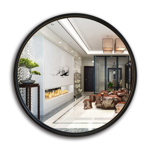 Custom Modern Antique <strong>Large</strong> Big Metal Framed Black <strong>Gold</strong> <strong>Round</strong> Circle Decorative Bathroom Hanging Wall <strong>Mirror</strong> Miroir Spiegel - Product Image 1