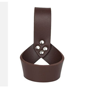 Étui de ceinture pour épée médiévale en cuir PU de haute qualité, équipement de cosplay de chevalier LARP, accessoire de guerrier réglable et durable, rétro - Product Image 1