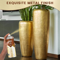 Peinture en aérosol acrylique liquide de haute qualité pour voiture, peinture en spray avec or métallique de luxe pour meubles, voitures et usage industriel