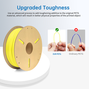 Filamento PETG LONQI de 1.75mm, 1kg, Filamento PETG para Impresión 3D, Filamento Duradero para Impresora 3D, Venta al Por Mayor - Product Image 3