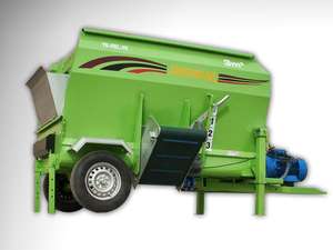 Vagones de mezcla de alimentación, mezclador de alimentación eléctrico, 3m3 - Product Image 2