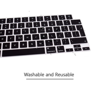 Tiếng Anh Bàn phím Bìa skin cho <span class=keywords><strong>macbook</strong></span> air13.6 "15 a3113/a3114/a2681/a2941 & pro14" 16.2 a2918/a2992/a2779/a2780/a2991 EU phiên bản - Product Image 3