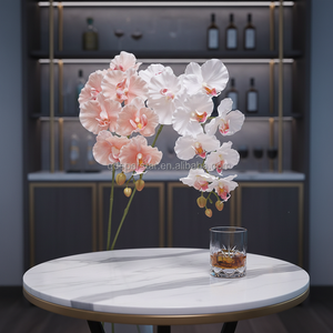 C-105 Flores Artificiales <span class=keywords><strong>de</strong></span> Phalaenopsis <span class=keywords><strong>de</strong></span> Estilo Europeo con 9 Cabezas, Látex <span class=keywords><strong>de</strong></span> Tacto Real, Ramas <span class=keywords><strong>de</strong></span> 98 cm <span class=keywords><strong>de</strong></span> Largo, para Decoración <span class=keywords><strong>de</strong></span> Mesa <span class=keywords><strong>de</strong></span> Boda y Camino <span class=keywords><strong>de</strong></span> Flores - Product Image 5
