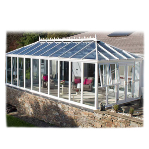 Grand Extérieur Portatif En Verre Préfabriqué Maison Jardin Pièce Édouardienne Géorgien Isolé Conservatoire, Véranda Kits - Product Image 1