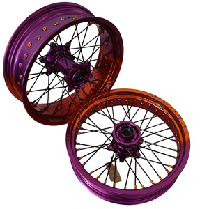 Juego de Ruedas Supermoto de Alto Rendimiento de 17 Pulgadas para Motocicleta Todoterreno, Repuestos de Mejora para Llantas de <span class=keywords><strong>Supermotard</strong></span> - Product Image 2