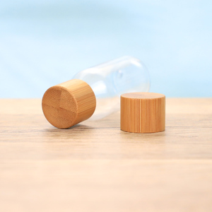 Bouchon à vis en bambou personnalisé, prix bas, bouteille en plastique, couvercle en bambou, bouchon en bambou - Product Image 1