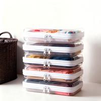 Étui rigide transparent en plastique avec fermeture éclair, étanche, pour crayons, cosmétiques, mahjong, organisateur de rangement
