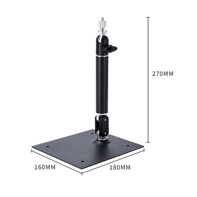 Metal Structure Desktop Projector Stand Universal 1/4 Screw Interface With Gimbal for Office Home Mounting Bracket