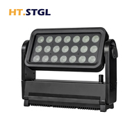 Projecteur LED RGBW DMX512 extérieur étanche IP65 15W en aluminium pour éclairage architectural, concerts, événements, fêtes, mariages, discothèques et clubs