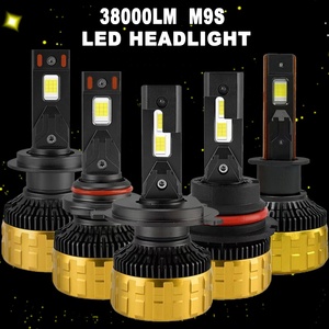 Bon prix M9S 38000lm Kit de conversion de phares à LED automatique 6500K blanc H11 H7 9005 9006 H4 H8 Ampoules de phares à LED - Product Image 5