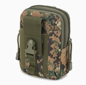 DFB11 outdoor mini hook bags Camouflage <b>molle</b> mini <b>attach</b> on cell phone outdoor keychain small pouches stock wholesales - Product Image 2