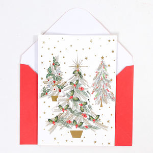 Tarjeta de felicitación personalizada 2024 con pantalla de impresión de sobre 19,5*10,9 cm - Product Image 3