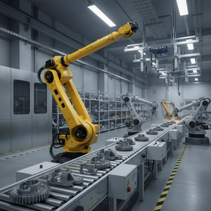 Bras robotique polyvalent à 6 axes |   Noyau de moteur PLC |   Précision de 0,05 mm |   IP54 |   Capacité de charge de 20 kg pour la manutention et la palettisation - Product Image 5