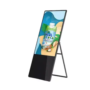 Custom 43/49/55 Inch Android Vertical Lcd Totem Kiosk Touch Screen Digital Signage And Lcd Advertising DisplayAnd Display