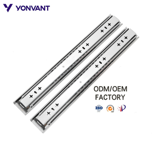 3 Gấp Bóng Mang Đẩy Mở Ngăn Kéo Trượt Đồ Nội Thất Phù Hợp Ngăn Kéo Hướng Dẫn Kính Thiên Văn Kênh Trượt Duy Nhất Mùa Xuân Ngăn Kéo Trượt - Product Image 5