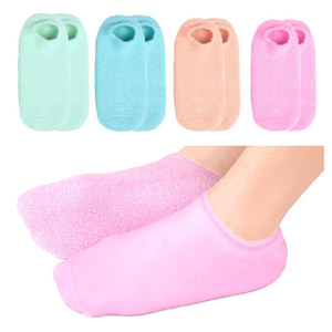 Chaussettes hydratantes pour chevilles (taille 9-11) - Chaussettes <span class=keywords><strong>de</strong></span> récupération écologiques pour femmes en polyester, cadeau <span class=keywords><strong>de</strong></span> spa et <span class=keywords><strong>de</strong></span> bien-être personnel - Product Image 2