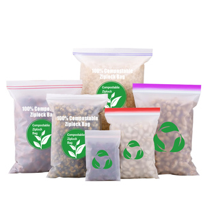 <span class=keywords><strong>2025</strong></span> thân thiện với môi trường compostable resealable dây kéo bao bì thực phẩm phân hủy sinh học Ziplock túi phân hủy túi nhựa - Product Image 3